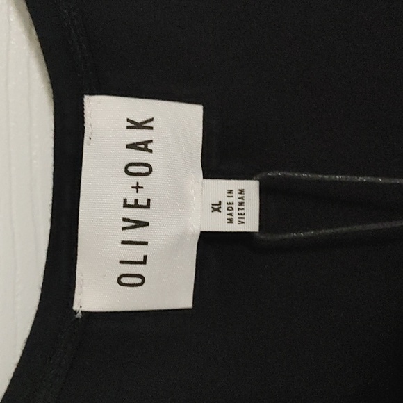 Olive + Oak Black Sleeveless Tank Maxi Dress Sz XL Soft Fit Rounded Hem - Picture 2 of 7